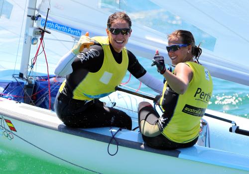 Berta Betanzos y Tara Pacheco, Oro en 470. Foto:rfev.es